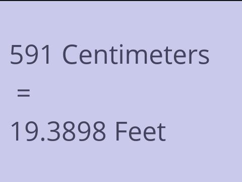 591 CM TO FEET