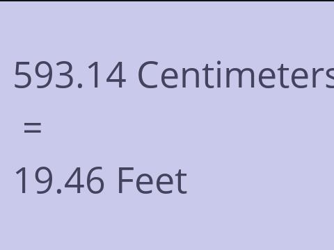 593.14 CM TO FEET