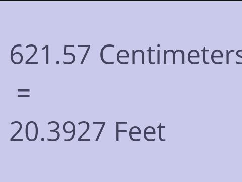 621.57 CM TO FEET