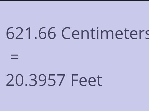 621.66 CM TO FEET