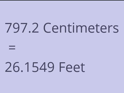 797.2 CM TO FEET