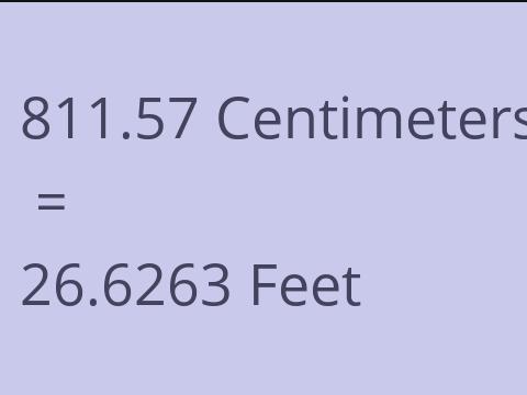 811.57 CM TO FEET