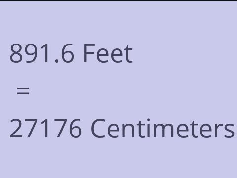 891.6 FEET TO CM